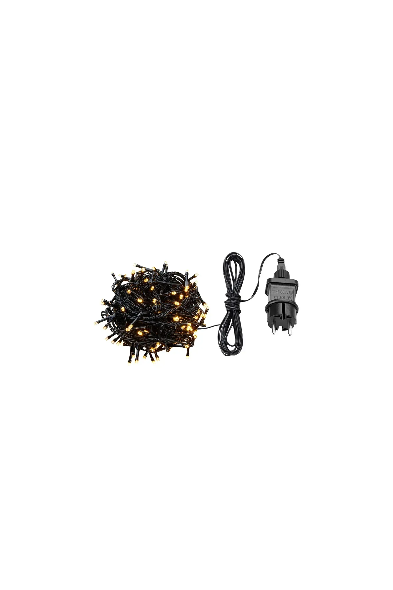 Mono Lichterkette 16 m Warmweiß