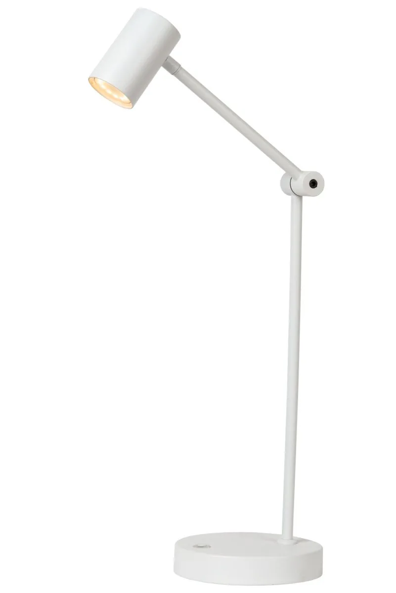 Lucide - Tipik 64cm - Skrivbordslampa - Vit