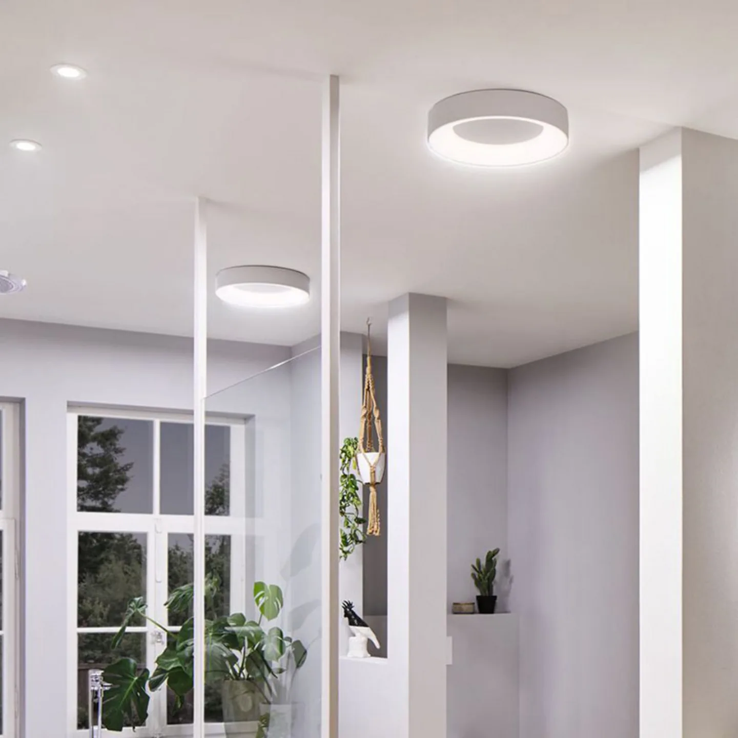 Casca LED Deckenleuchte IP44 2100lm Weiß/Weiß - Paulmann - Badezimmer - Modern - Metall - Bündig