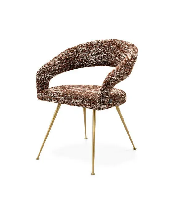 Bravo spisestol bouclé sonata red