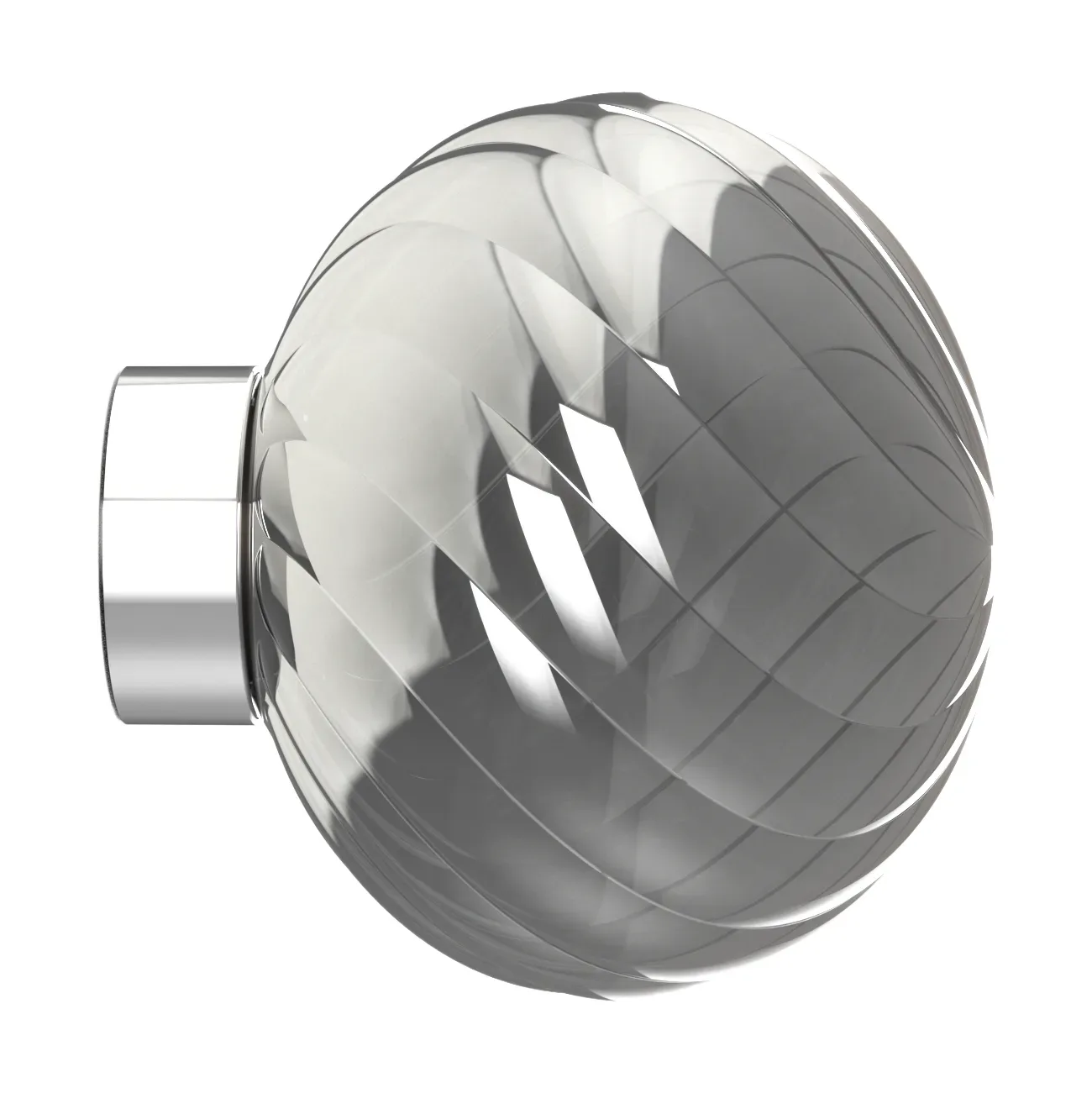 Tom Dixon Whirl Wandleuchte Ø30 cm Silber
