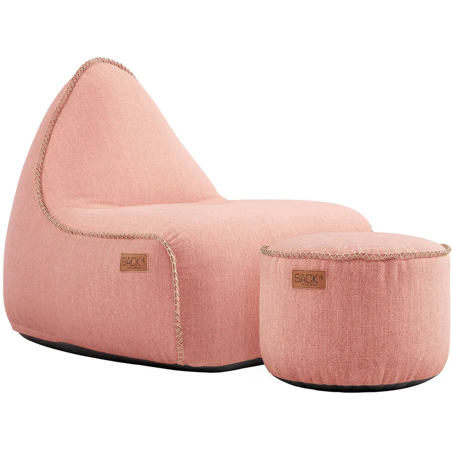 SACKit Sitzsack Cobana rose Bezug: 100% Olefin Fasermischung / Füllung: EPS Kugeln T 96 cm Wasserabweisend