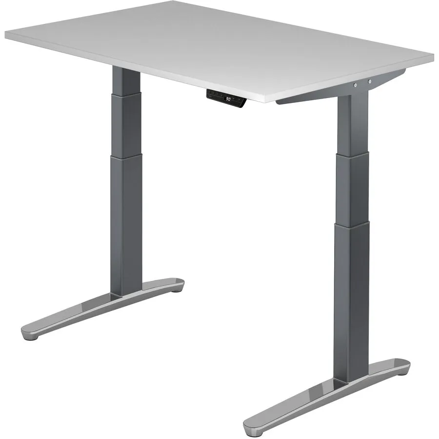 Schreibtisch Office grau Holzwerkstoff B 120 T 80 cm