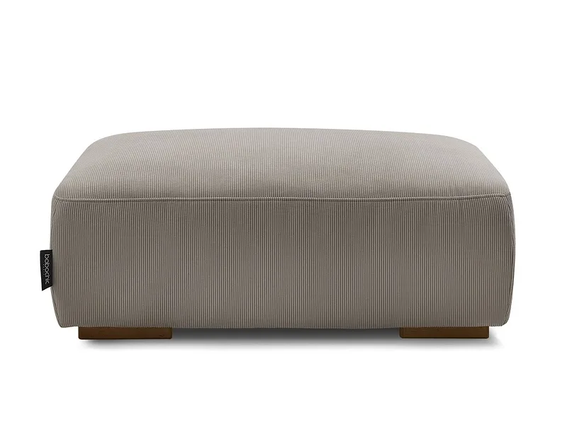Hocker BOBOCHIC SIDONIE 70x100x40cm cord-stoff taupe