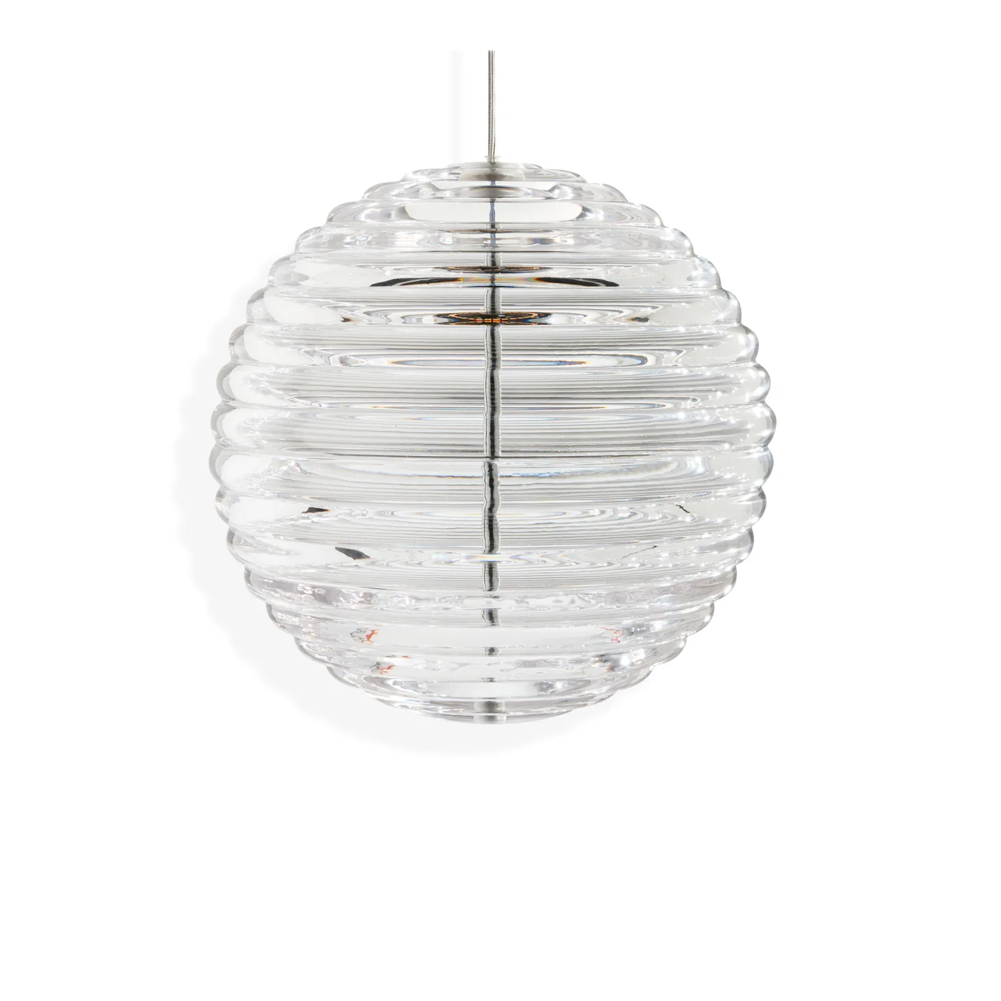 Tom Dixon - Press Sphere Pendant - Pendellampor - Transparent