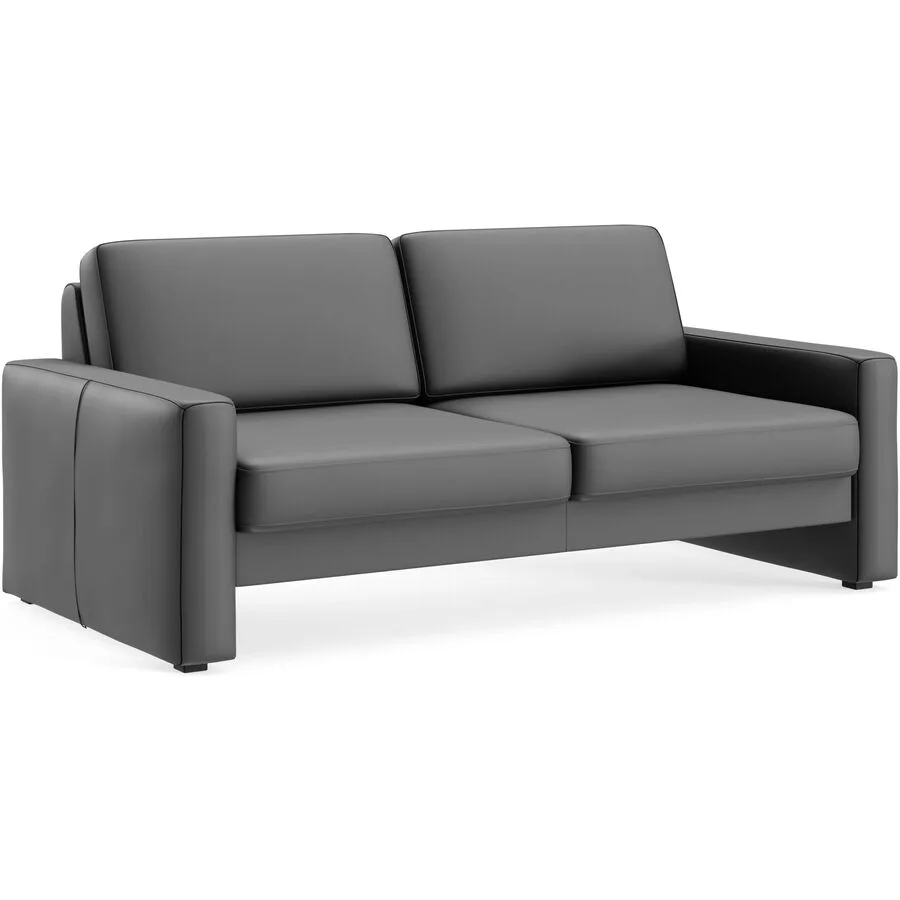 Sofa Devin Leder stahl B 180 T 90 cm - Möbel Konfigurator: Traummöbel individuell zusammenstellen