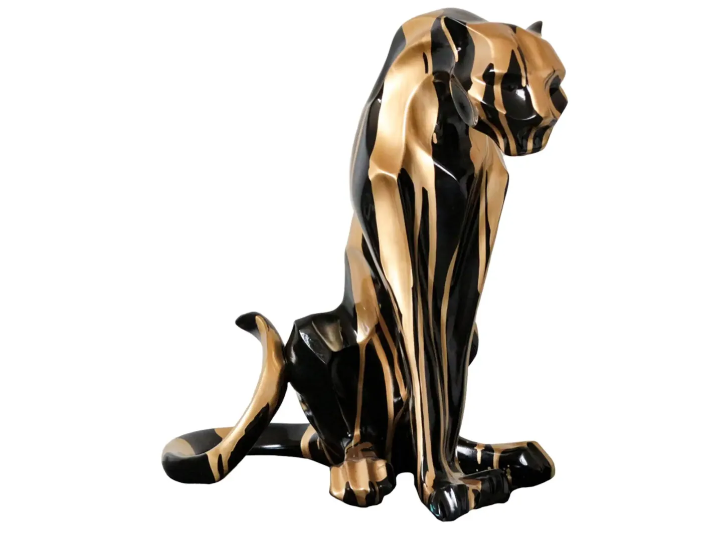 image LAND Skulptur Sitzender Panther | Schubiger Möbel