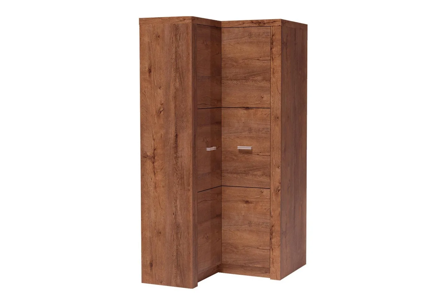 Indianapolis Garderob 106x58x192 cm - Ljus ask