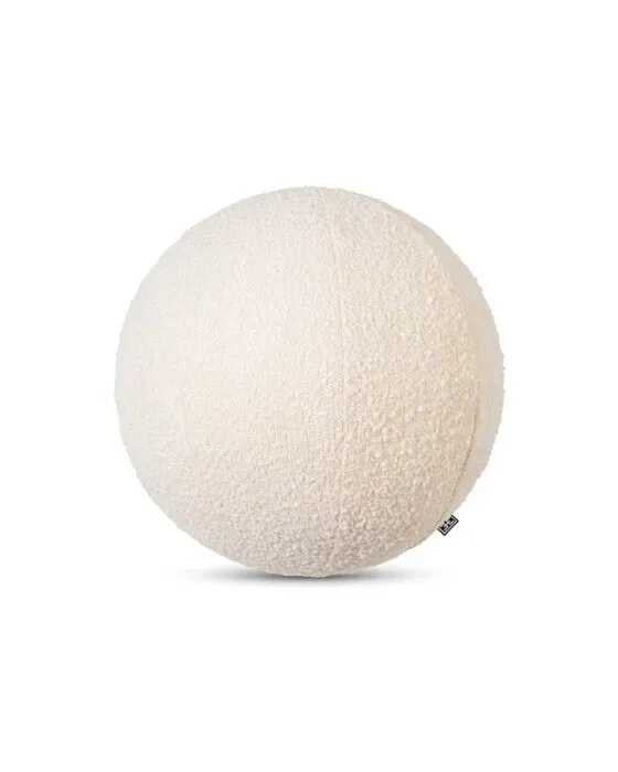 Palla rund pude bouclé cream