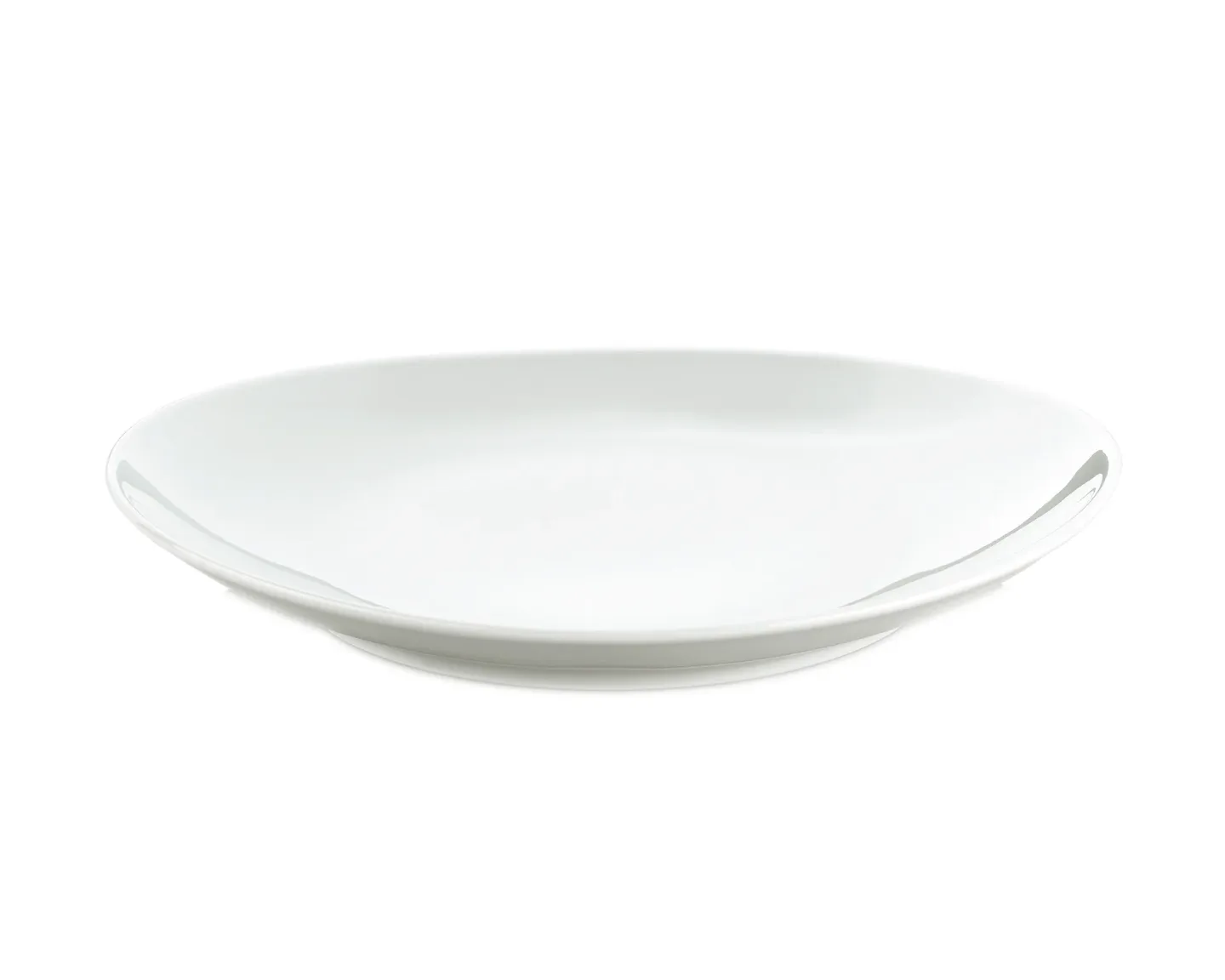 Pillivuyt Steakteller oval groß 29,5 cm Weiß