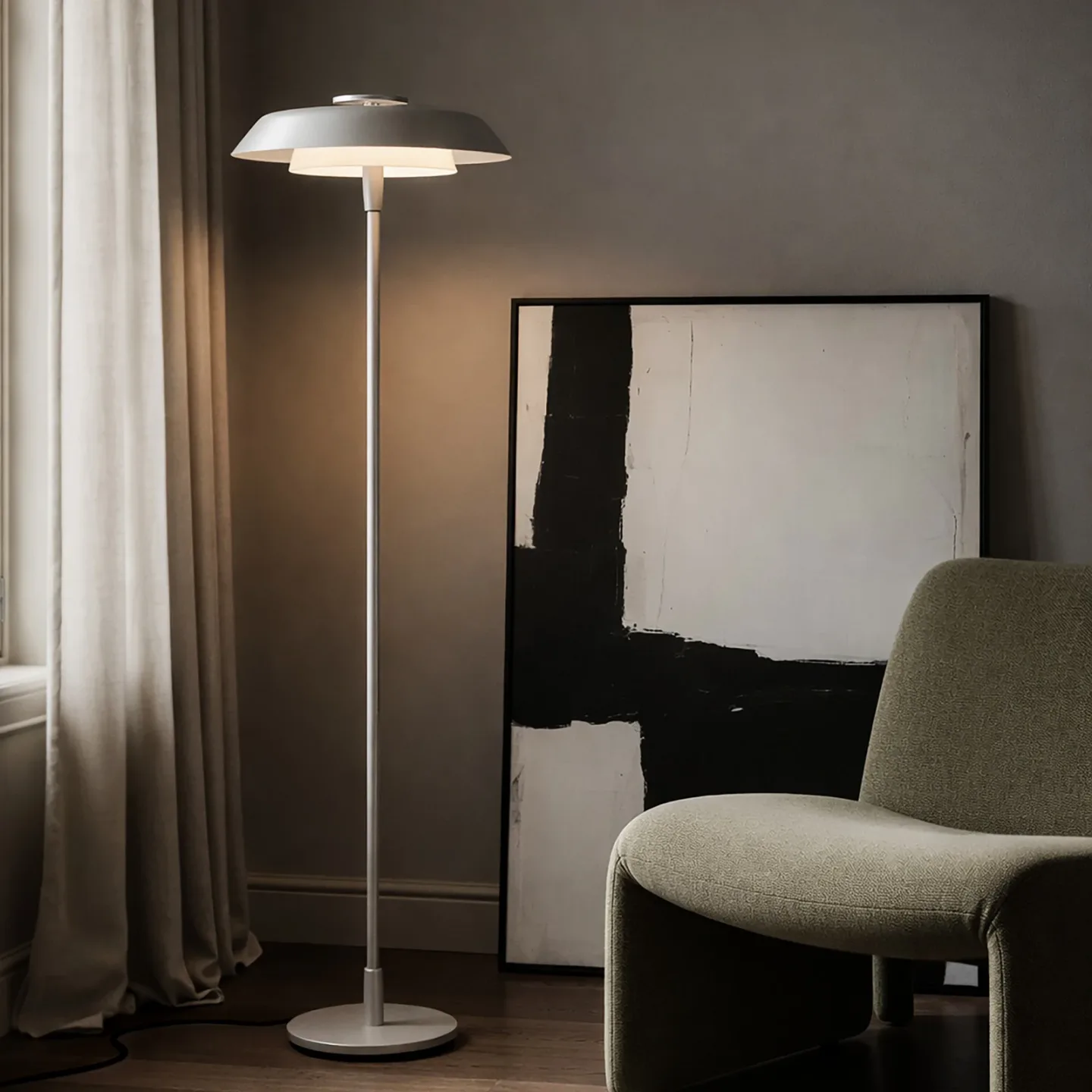 Horisont Gulvlampe H141 Metallic Golden - Belid - Stue