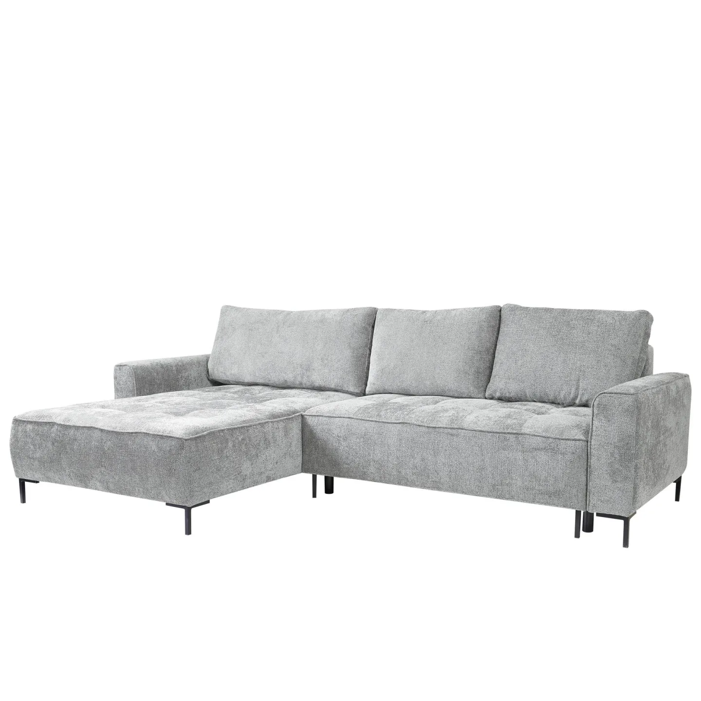 Morvian 3-sits Bäddsoffa med divan - ljusgrå