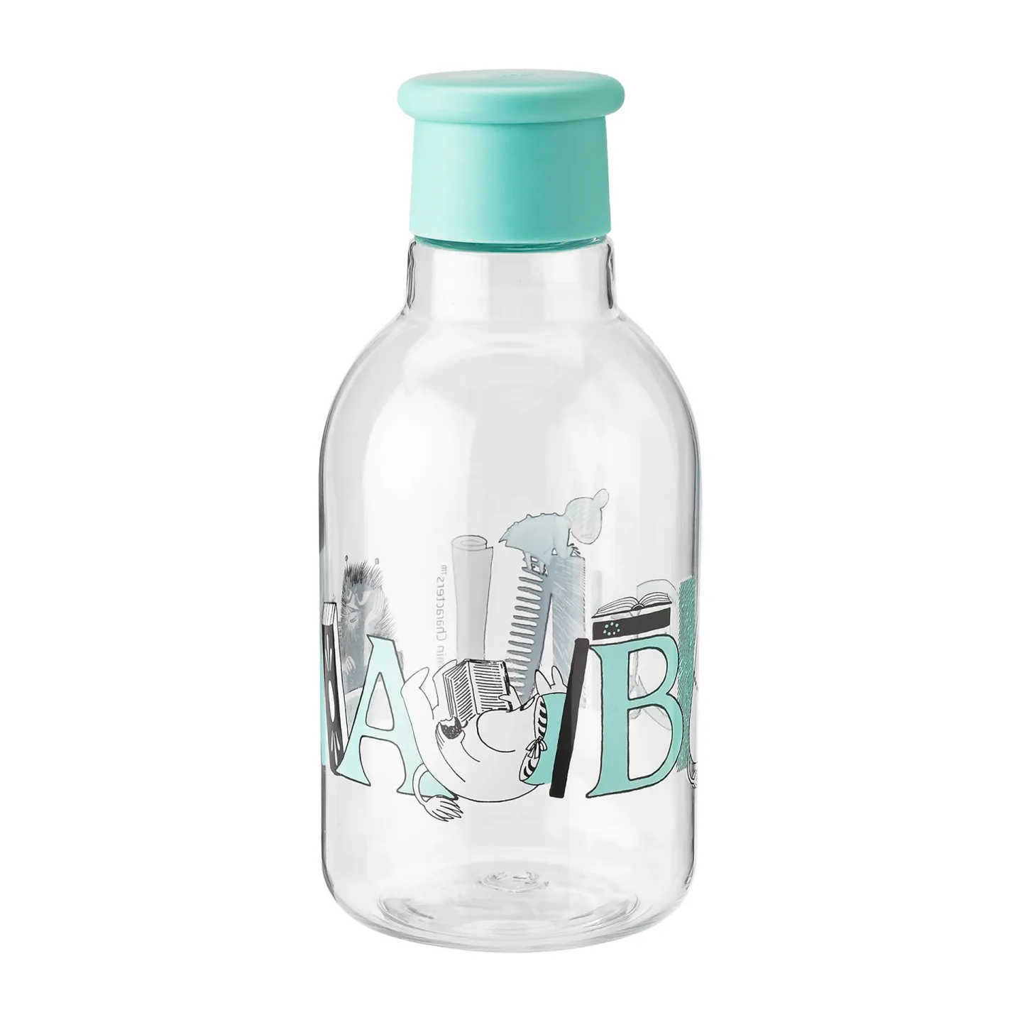 RIG-TIG DRINK-IT Moomin ABC Wasserflasche 0,5 Liter Turqouise