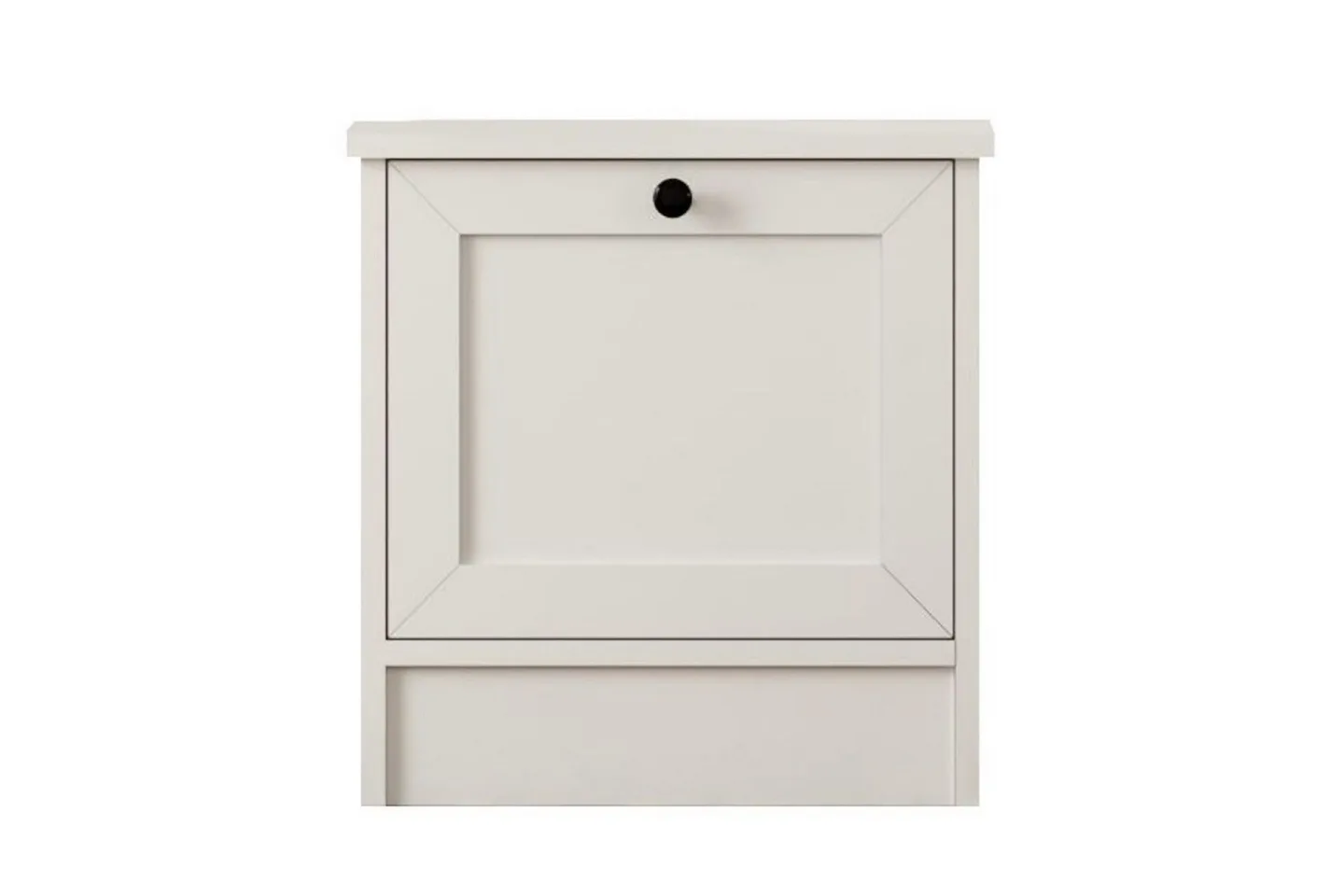 Ovril Sängbord 45 cm - Matt Vit