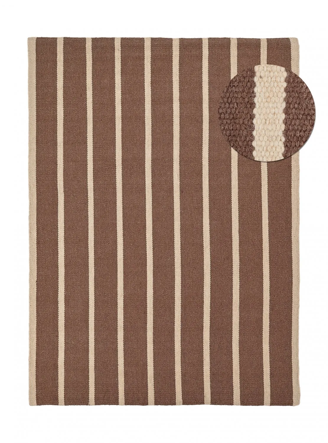 Ullteppe - Luton (natur/dyp taupe) (Størrelse: 200 x 290 cm)