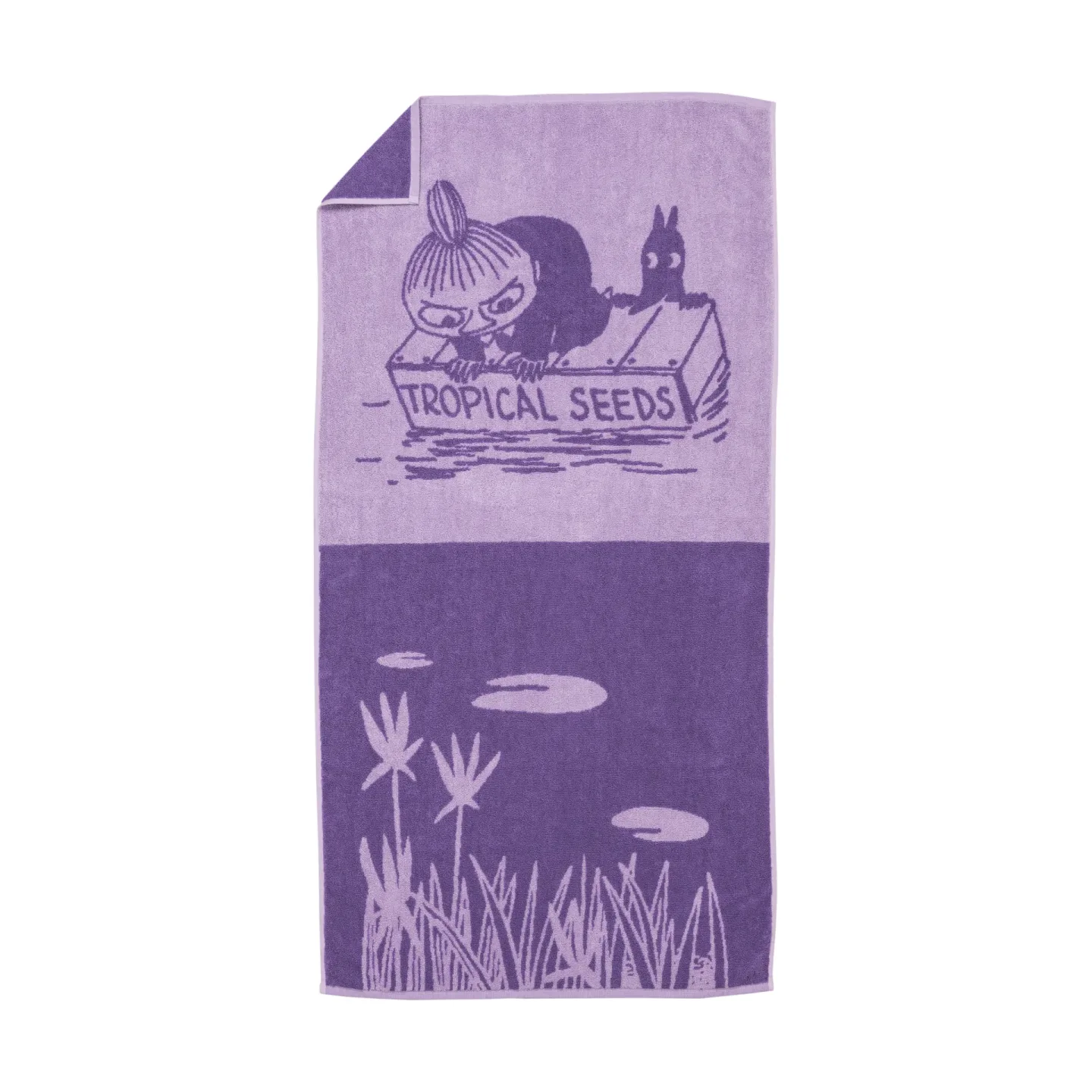 Moomin Arabia Mumin Badehandtuch 70x140cm Lilla My lila