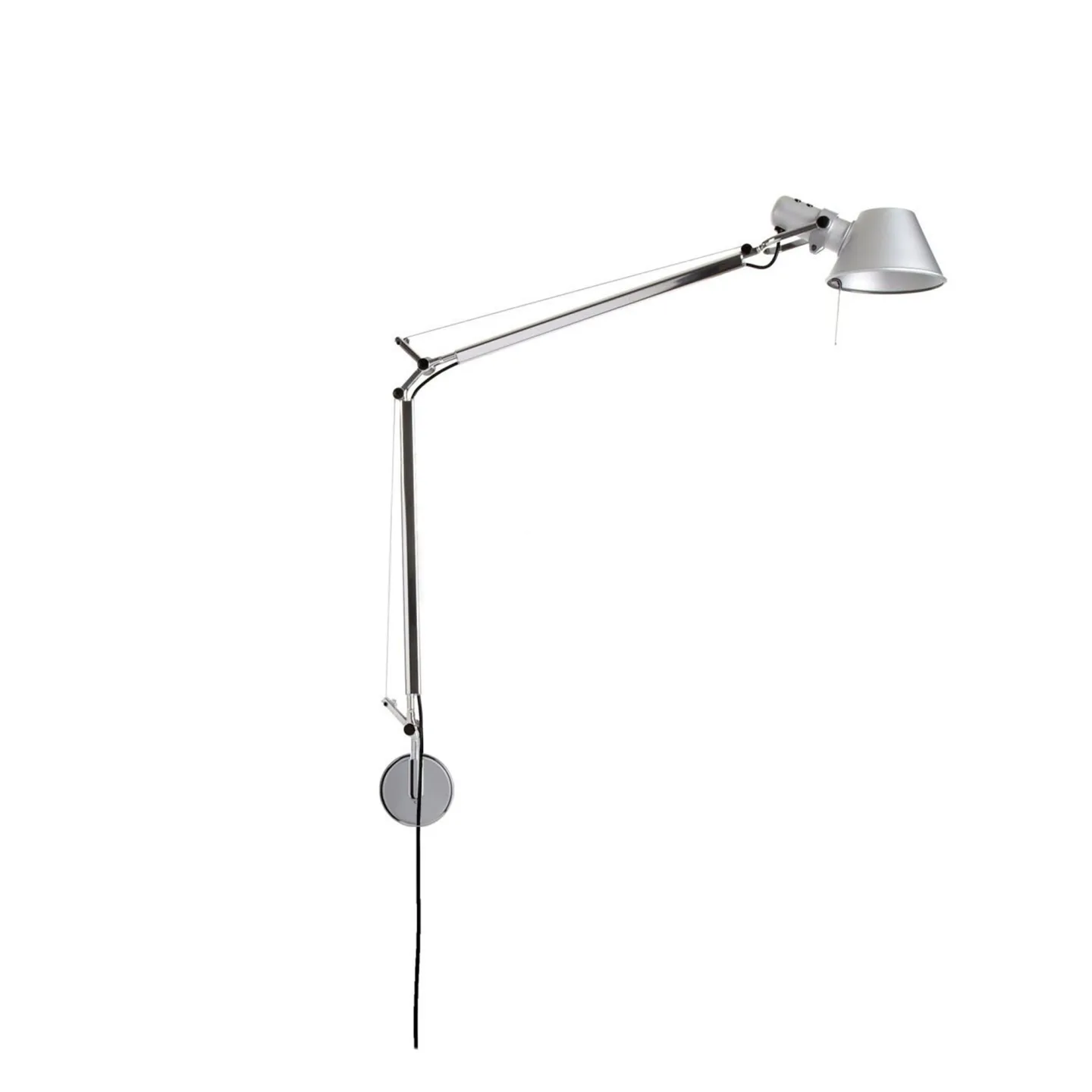 Artemide - Tolomeo LED Vägglampa - Vägglampor - Giancarlo Fassina,Michele De Lucchi - Silver