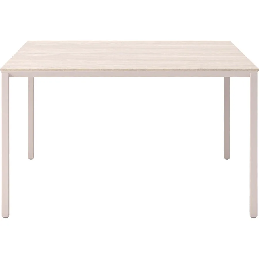 Beistelltisch Barillo taupe Keramik Massivholz B 60 H 35 cm