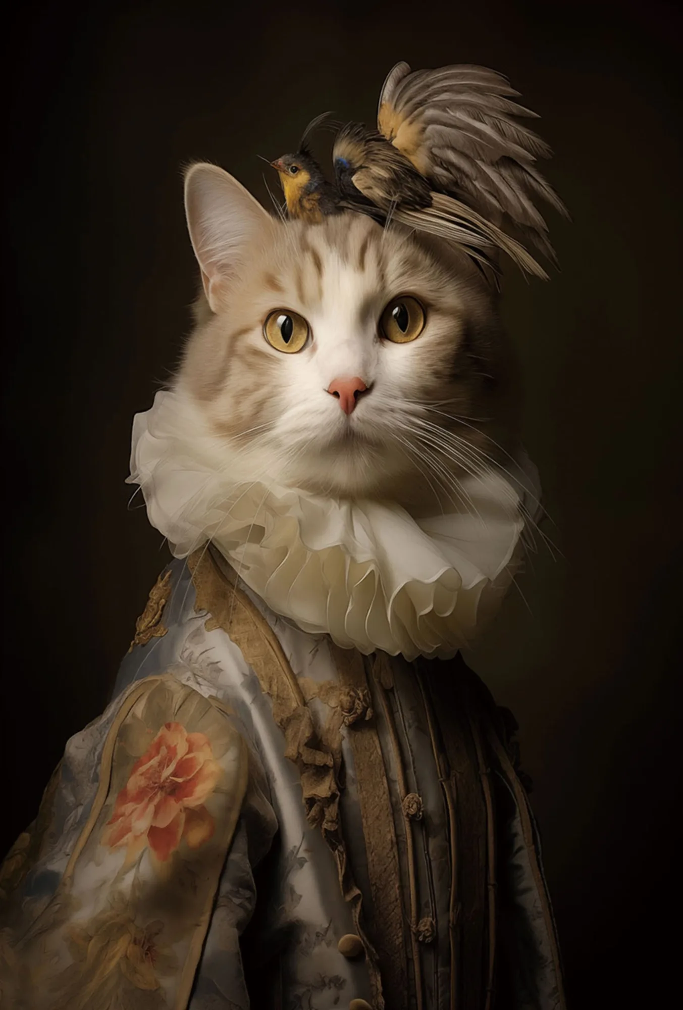 image LAND Glasbild Aristocratic Cat | Schubiger Möbel
