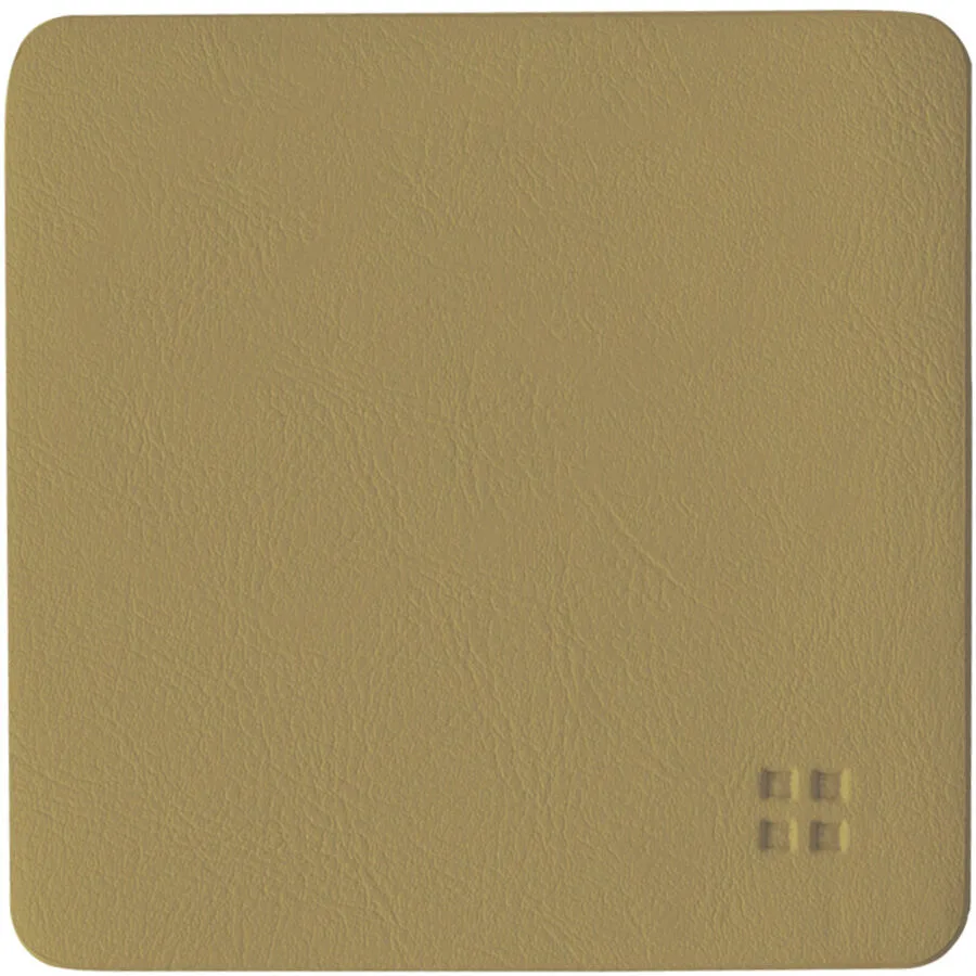 Untersetzer Ambiente gold PVC Quadratisch B 10 cm