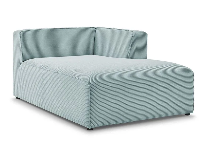 Récamière BOBOCHIC MEGEVE Cord-Stoff hellblau