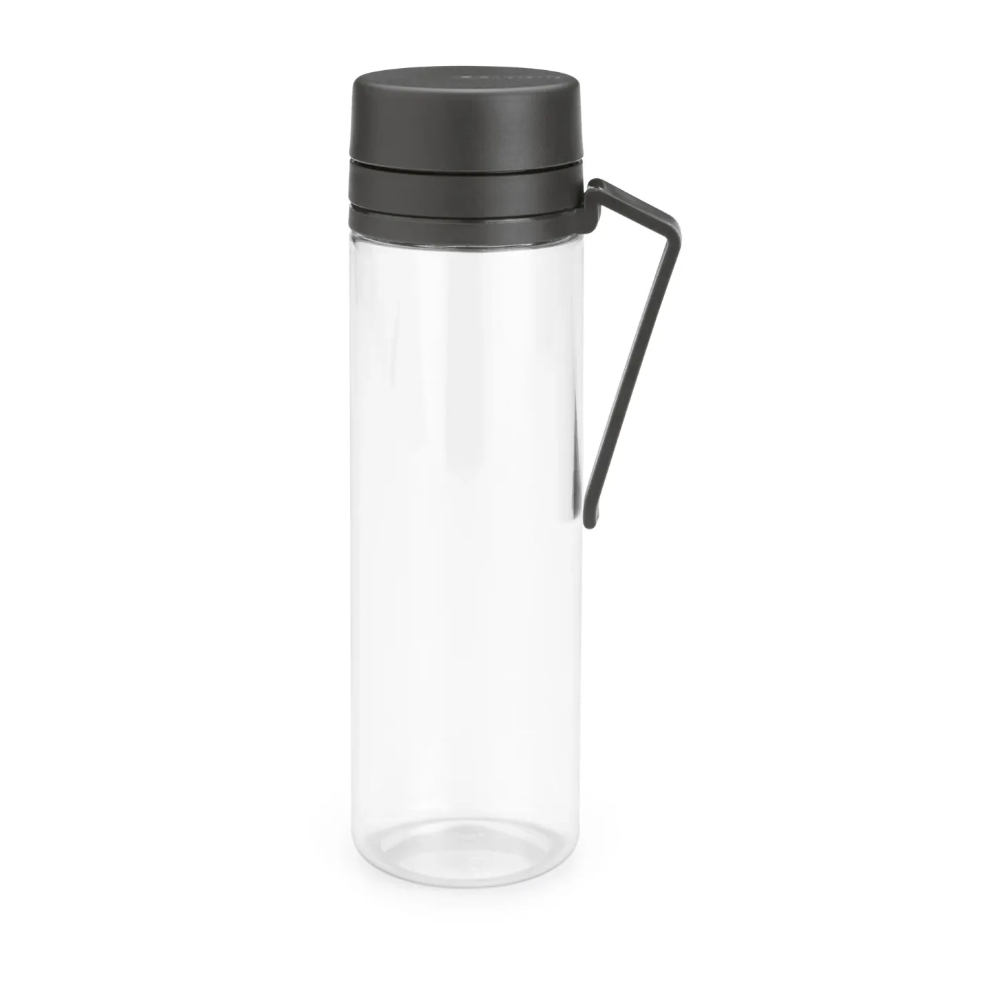 Brabantia Make & Take Wasserflasche mit Sieb 0,5 L Dunkelgrau
