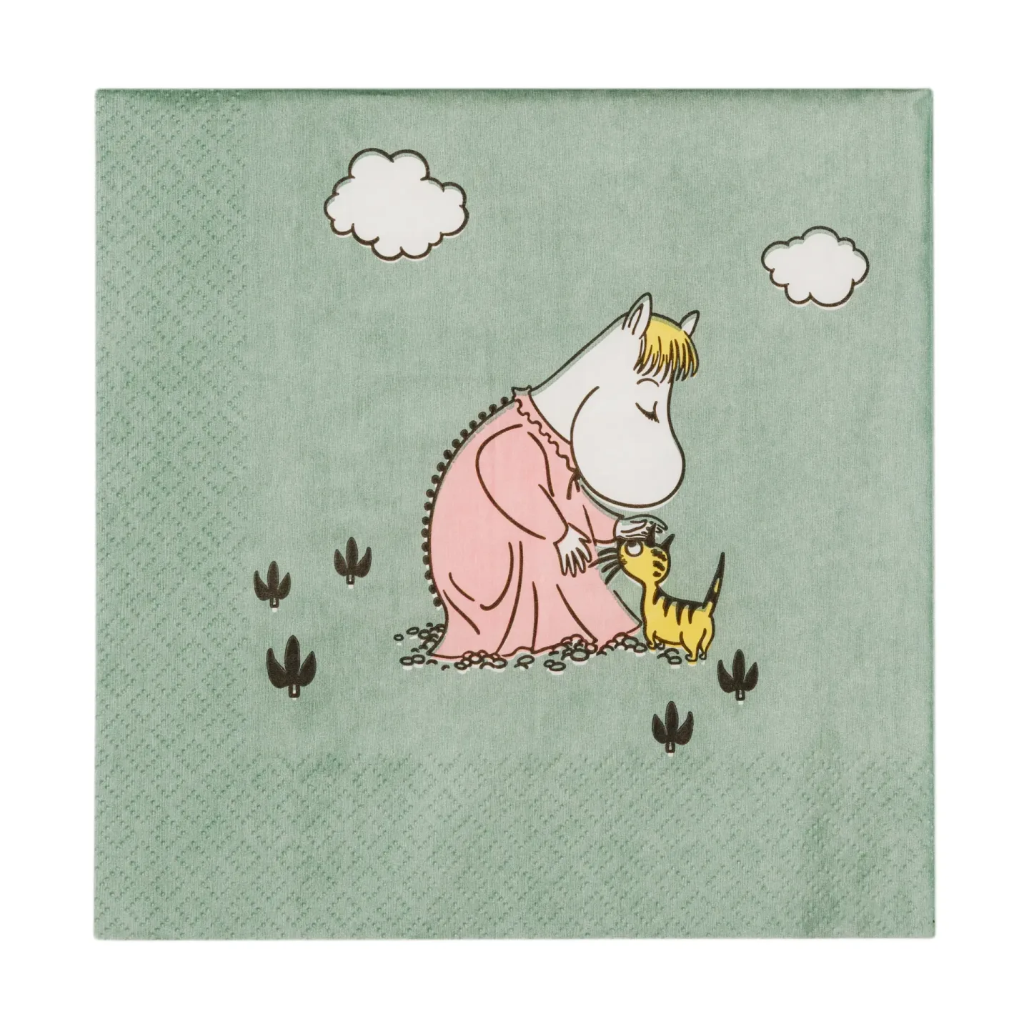 Moomin Arabia Rücksichtnahme Mumin Papierserviette 33x33 cm 20er-Pack