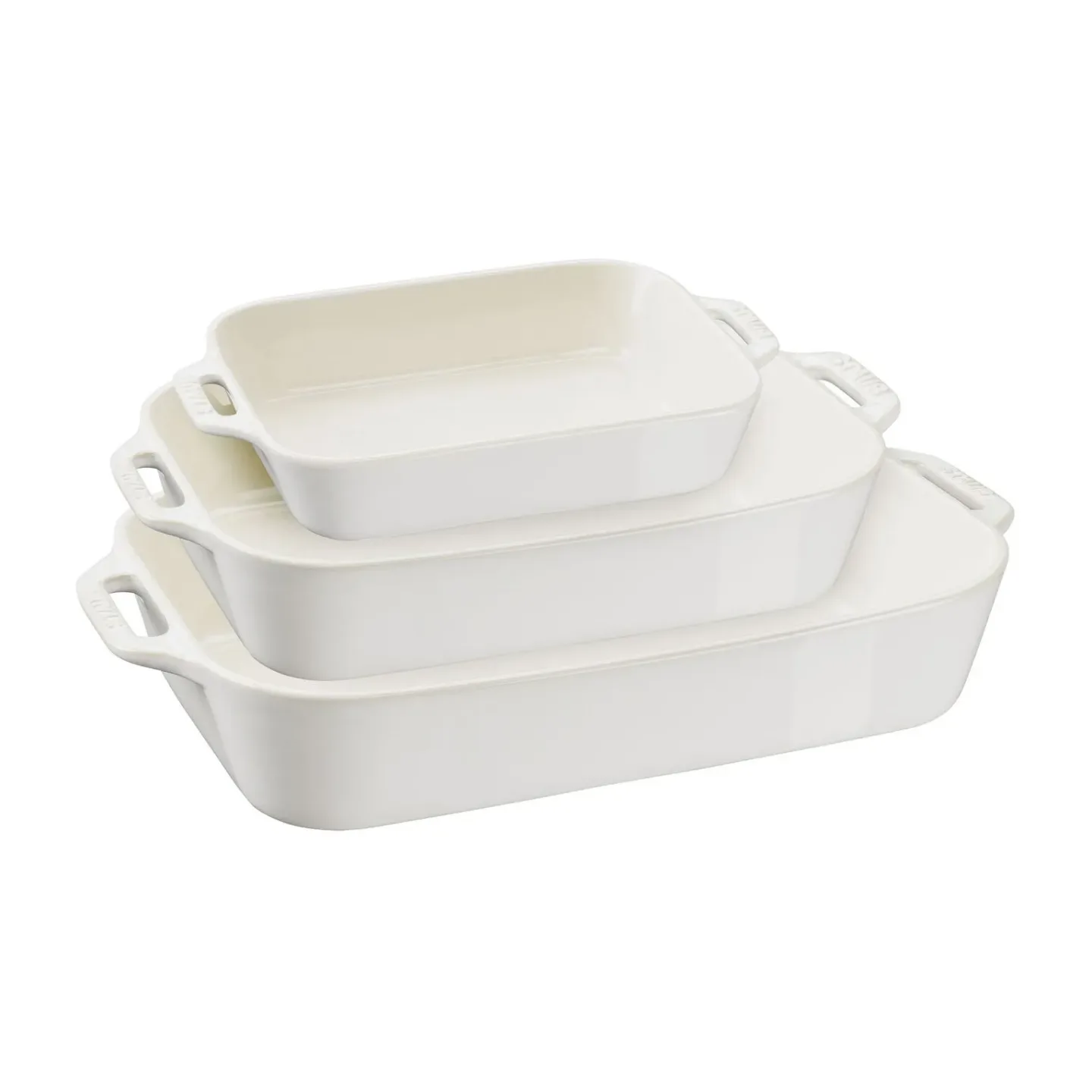 STAUB Staub Ofenform 3 Teile Ivory white