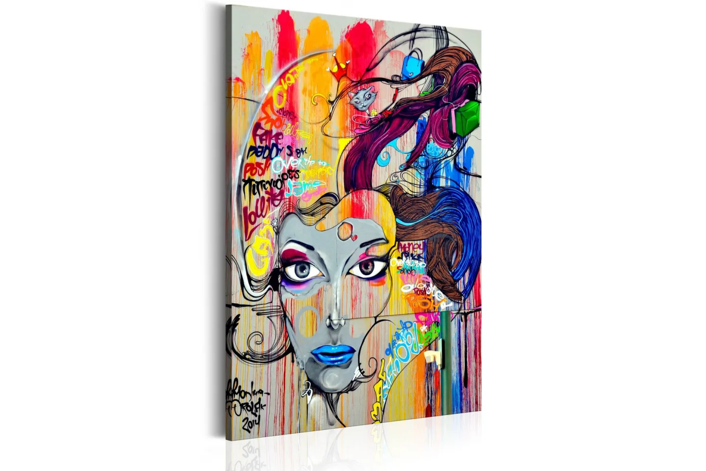 Tavla Colourful Thoughts 80x120 cm -