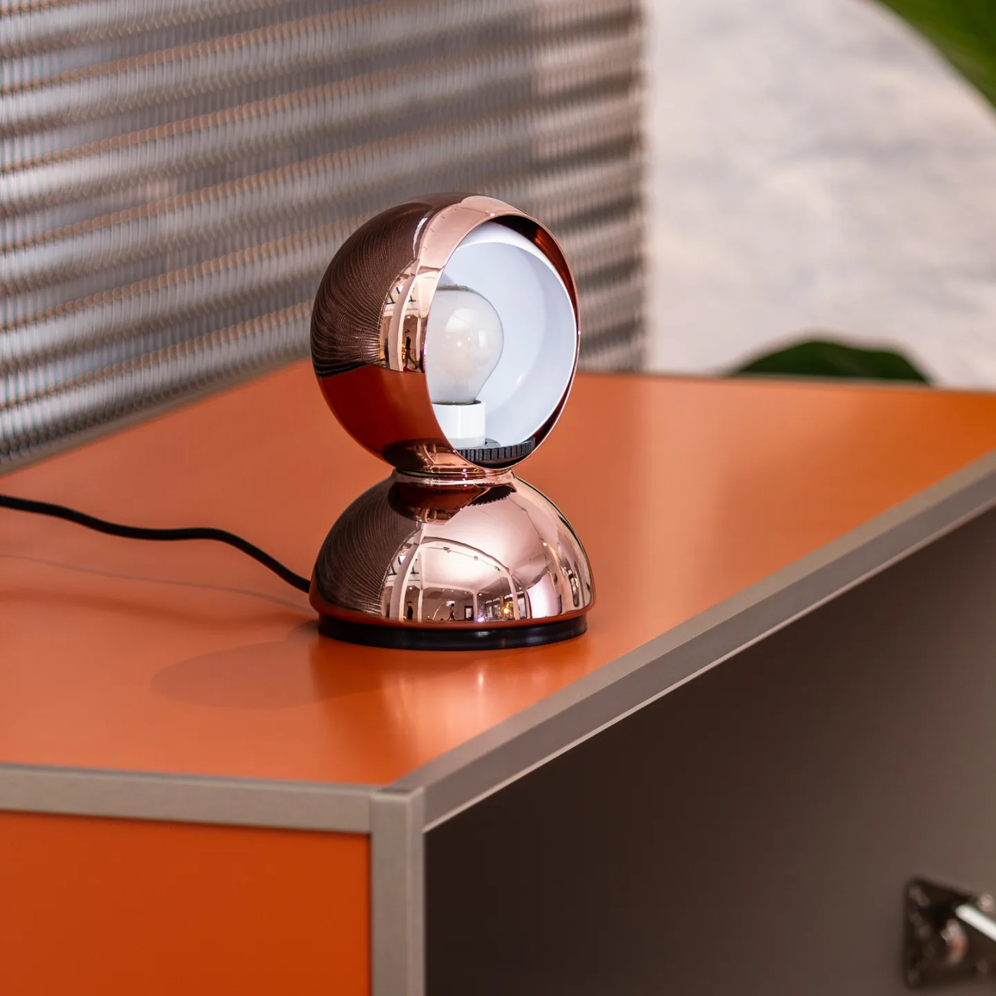 Eclisse Tischleuchte Copper - Artemide - Wohnzimmer - Design - Metall