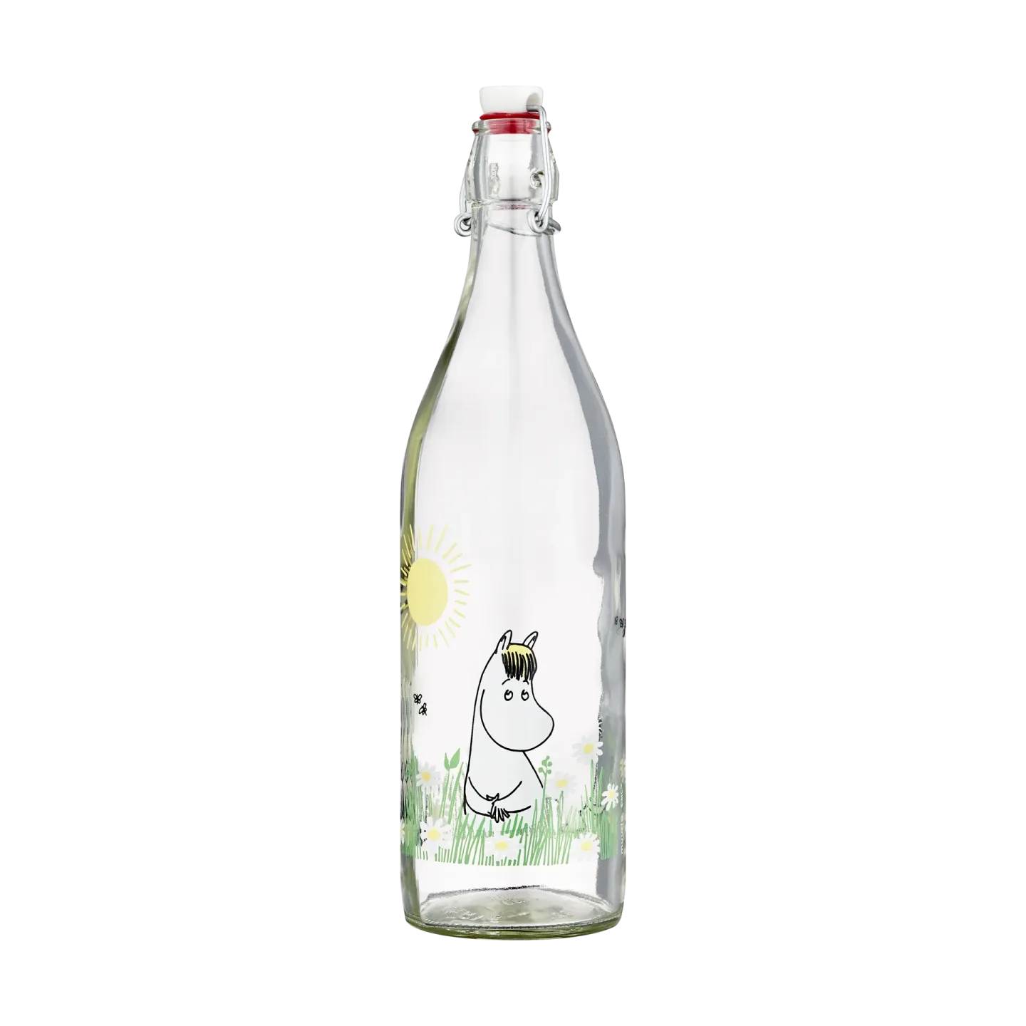 Muurla Mumin Glasflasche 1 L Meadow