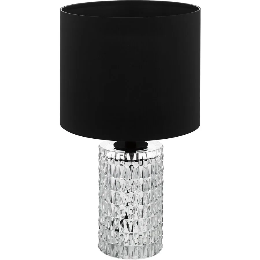 Eglo Tischlampe Sapuara Schwarz Stahl 24 cm 42.5 cm