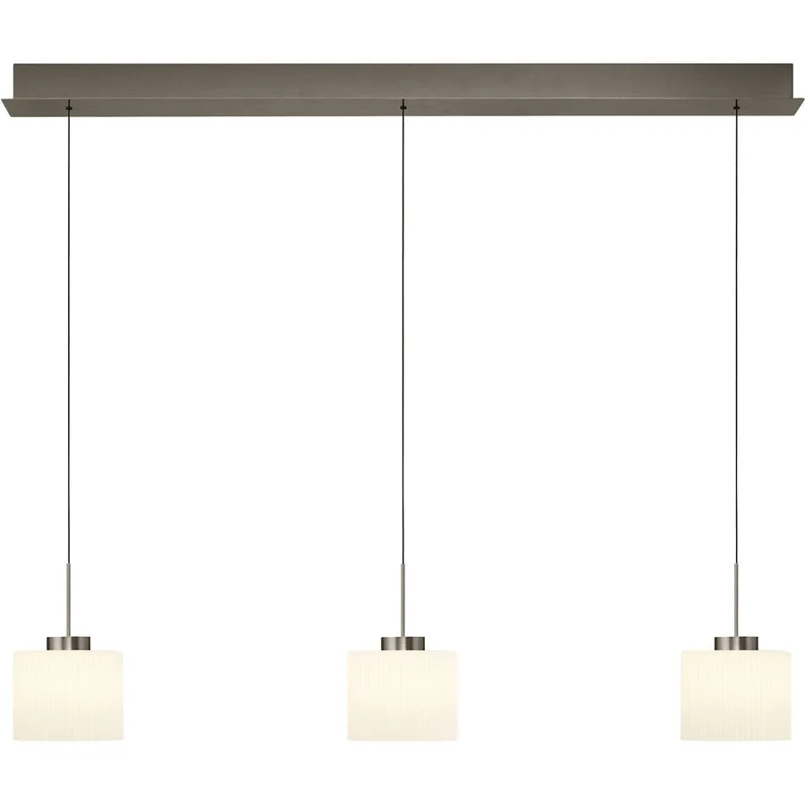 Pendellampe Elli Bronze Aluminium/Eisen 110 cm - LED - Lichtfarbe: Warmweiss - LED Energiesparlampen