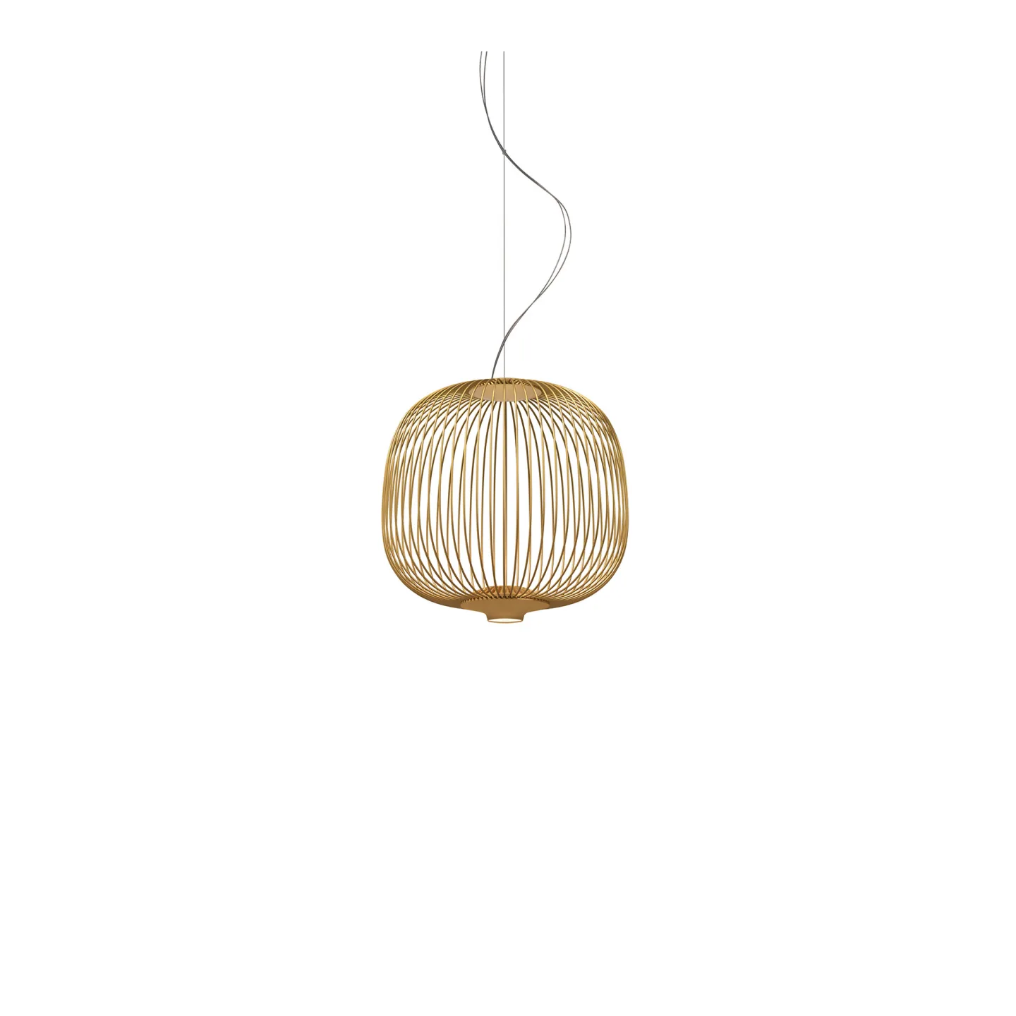Foscarini - Spokes 2 Piccola Gold Dimmer - Pendellampor - Garcia Cumini - Guld