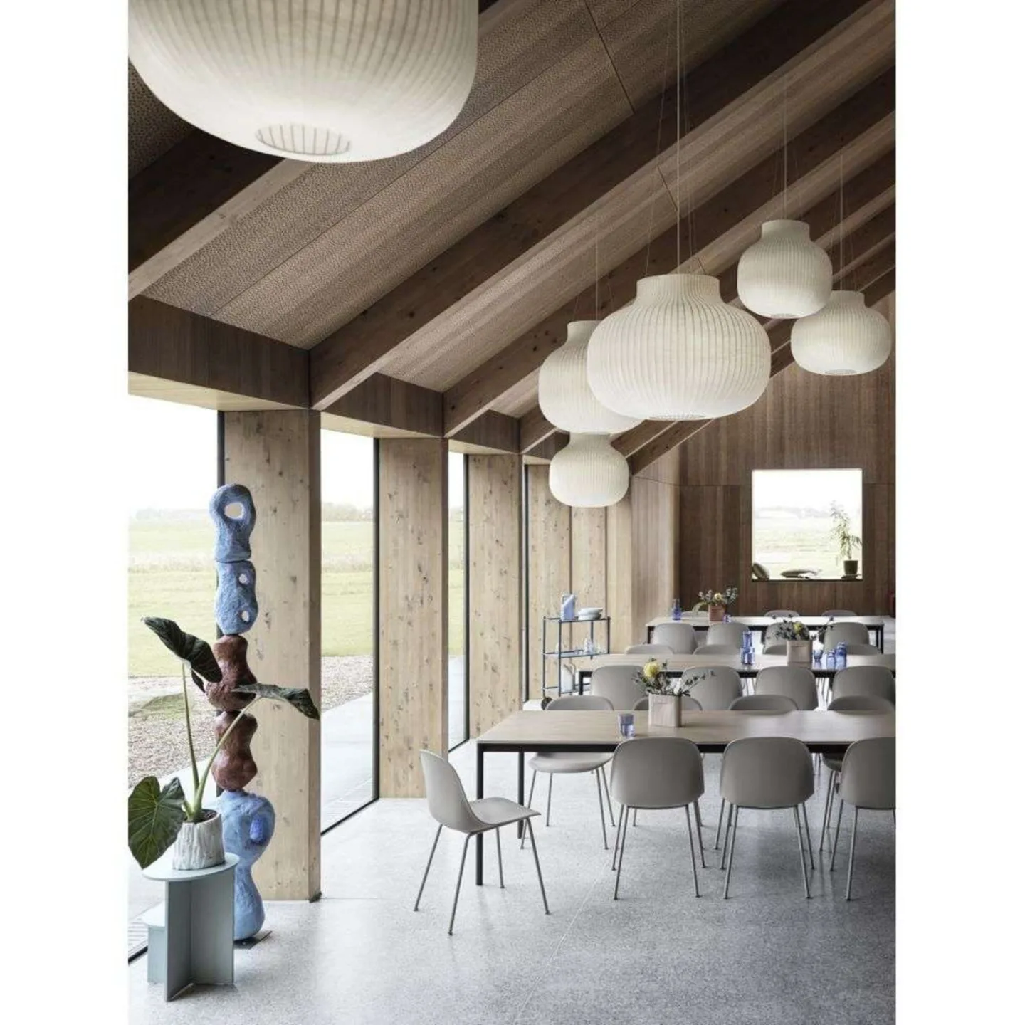 Strand Pendel Closed Ø45 White - Muuto - Spisestue - Metal