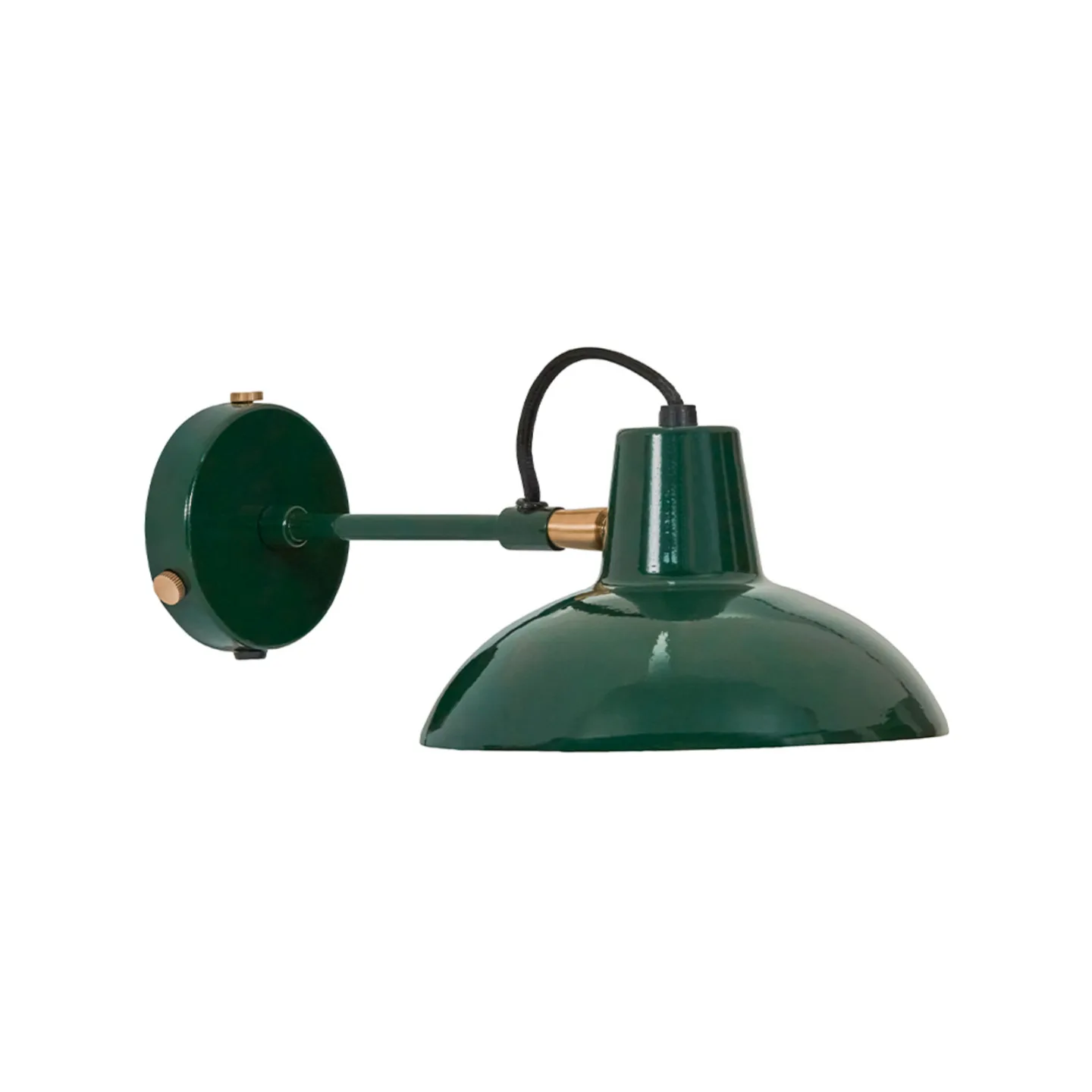 Desk Wandlampe grün, Ausladung 30 cm, Stecker - House Doctor - Arbeitszimmer / Büro - Metall