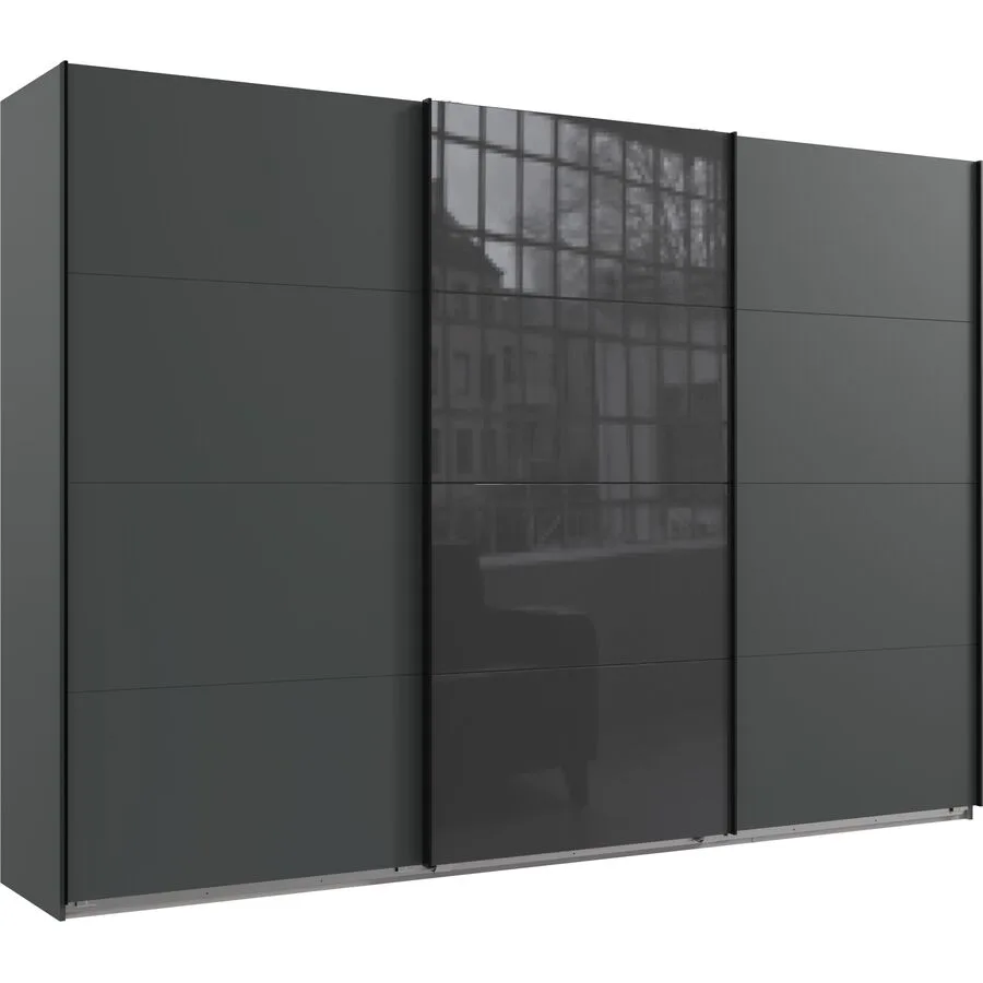 Kleiderschrank Neord graphit Holzwerkstoff B 313 cm