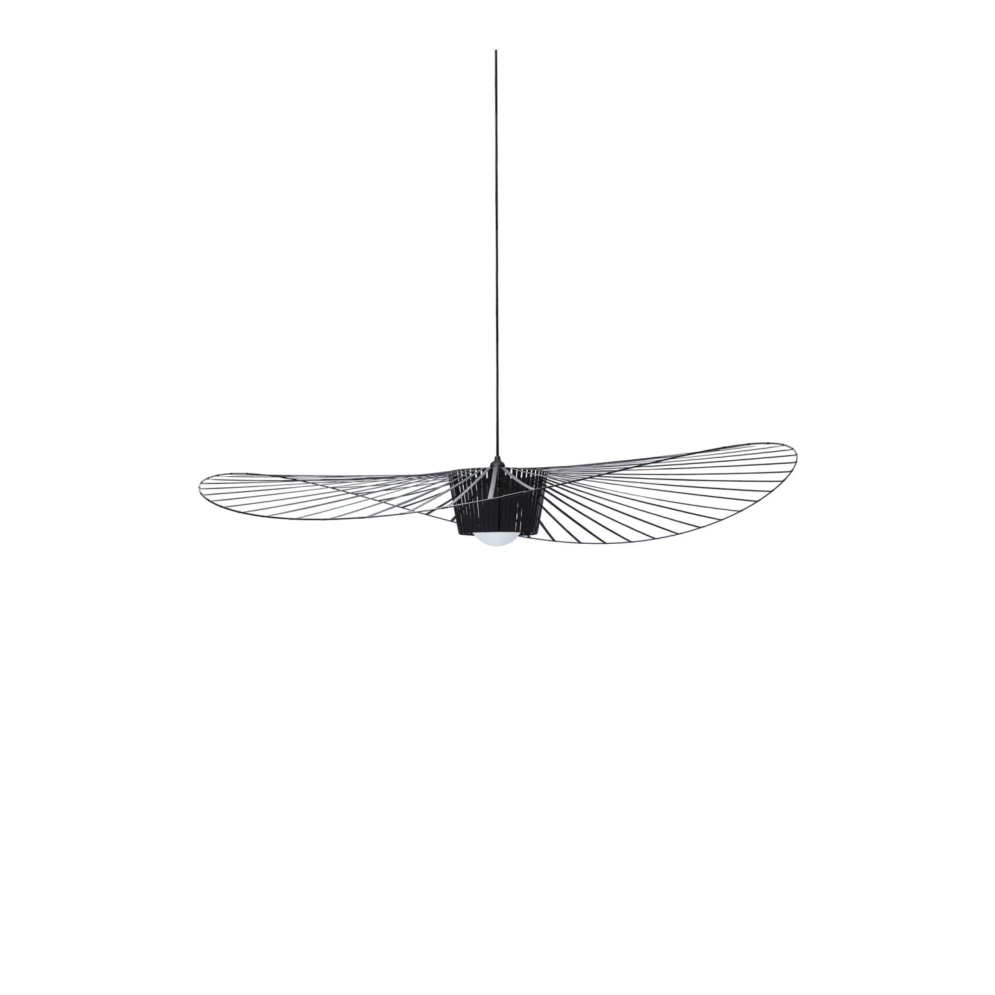 Petite Friture - Vertigo pendant lamp medium 140cm black - Pendellampor - Constance Guisset - Svart