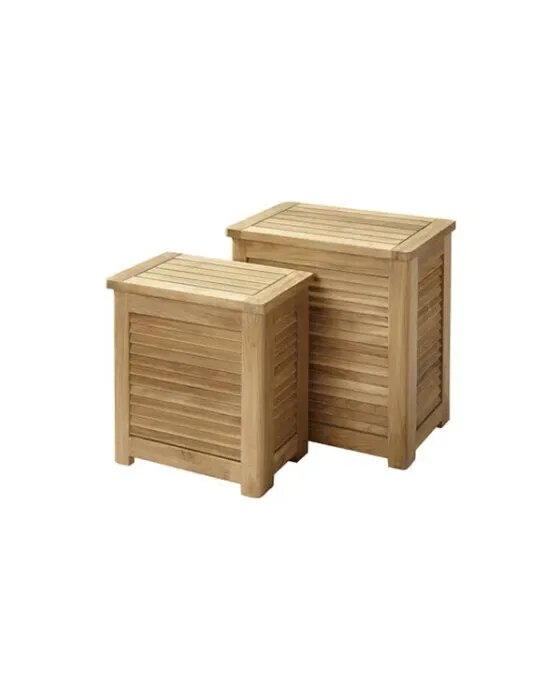 Storage Box, Teak 52cm