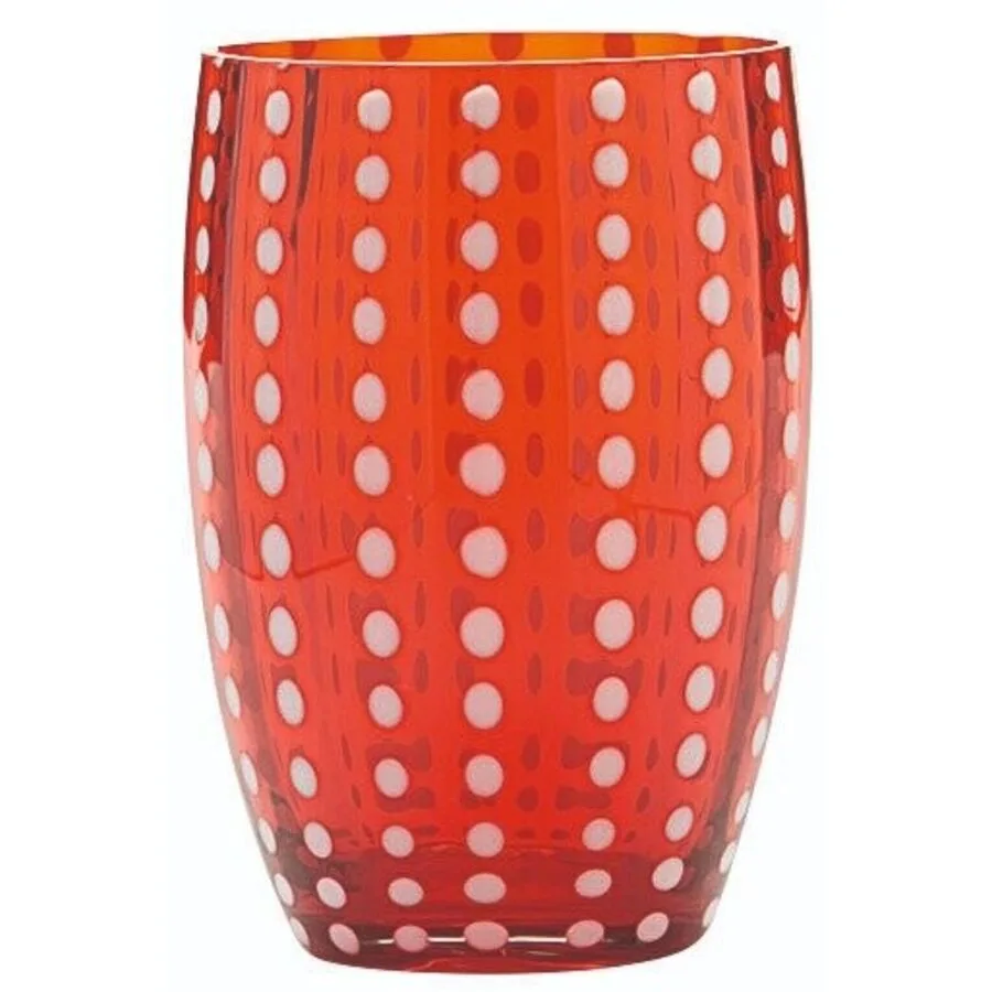Trinkgläser-Set Perle Rot Glas 0.32 l
