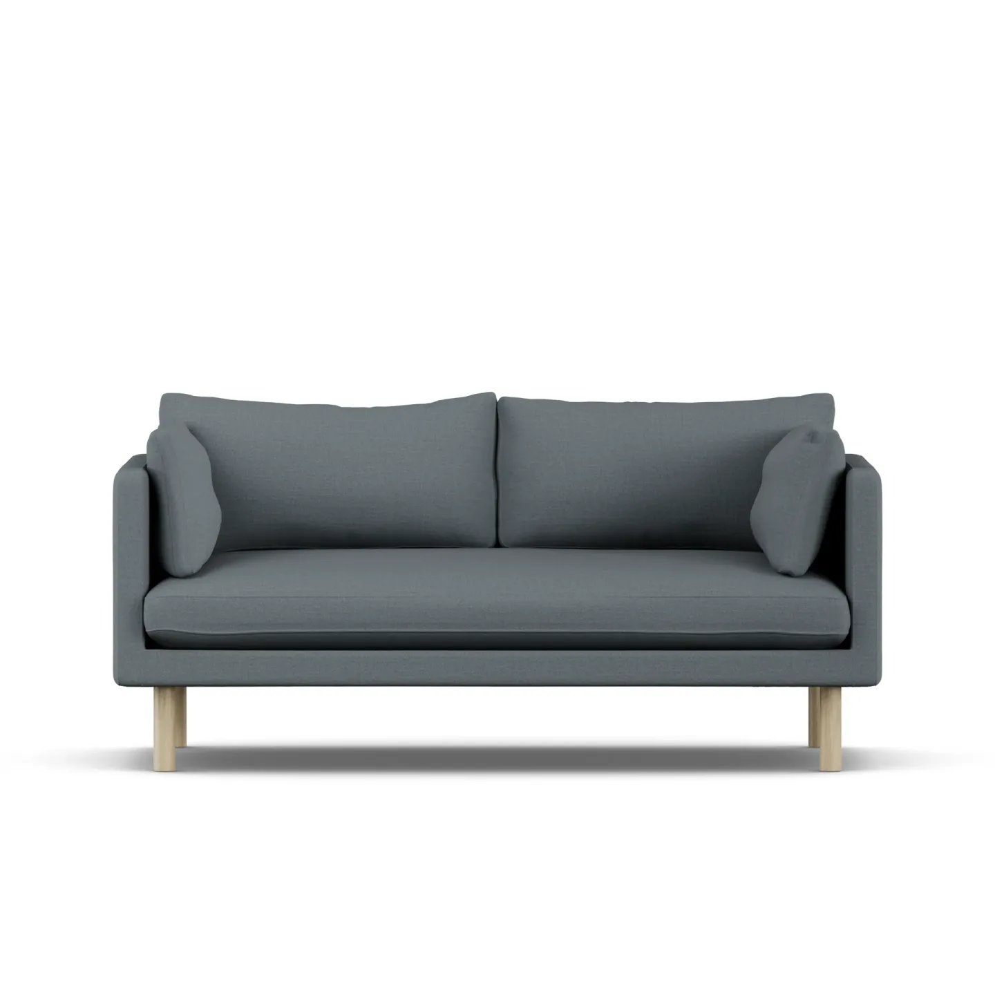 1898 Linnevik Sofa Same Blue 6678-Eiche weiß geölt, 2-sitzig