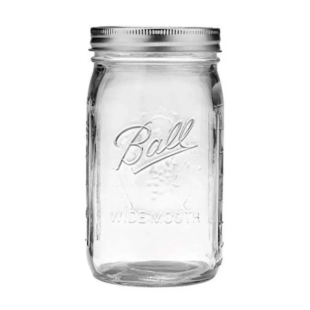 Mason jar - Quart 0,9 liter - Wide mouth