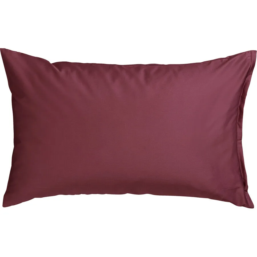 Kissenbezug Kos Burgundy Einfarbig Satin B 65 T 65 cm