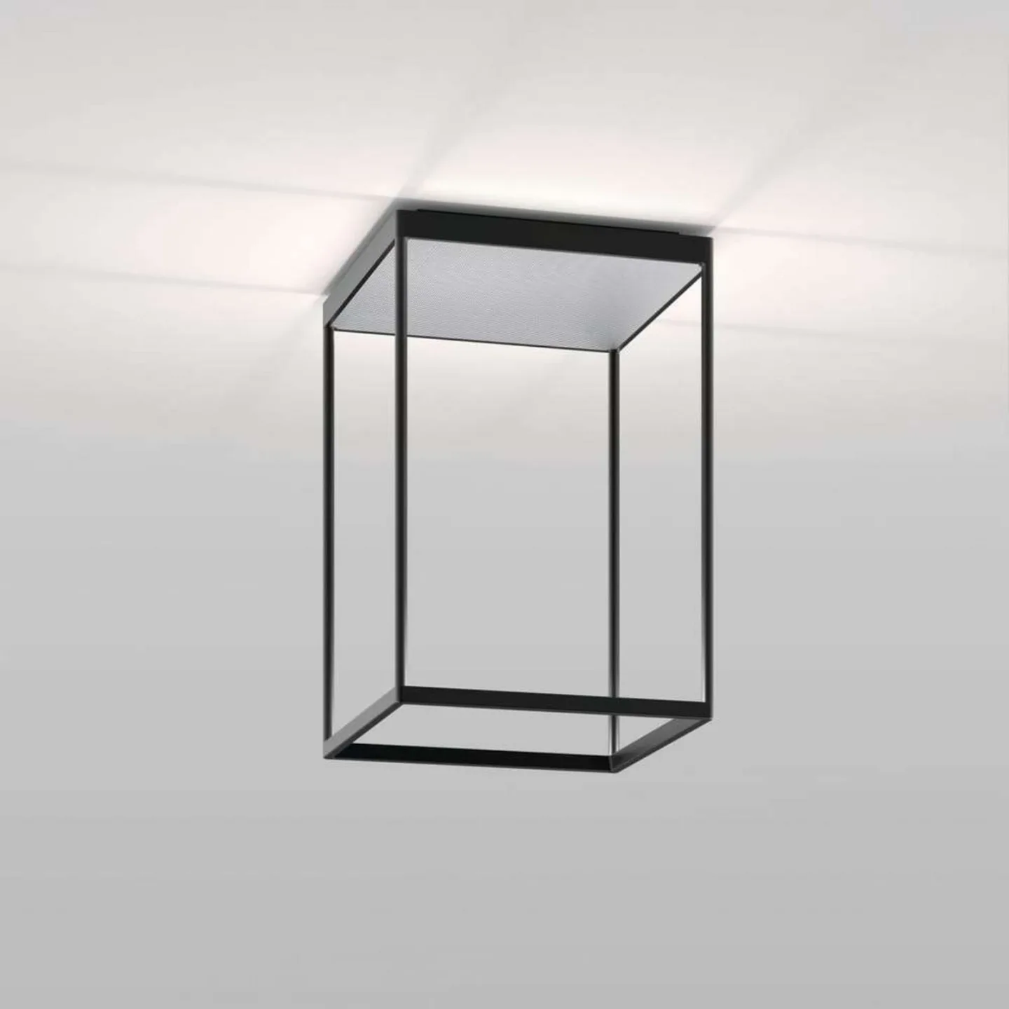 Reflex 2 LED-loftslampe, sort/sølv - Serien Lighting - Stue - Aluminium