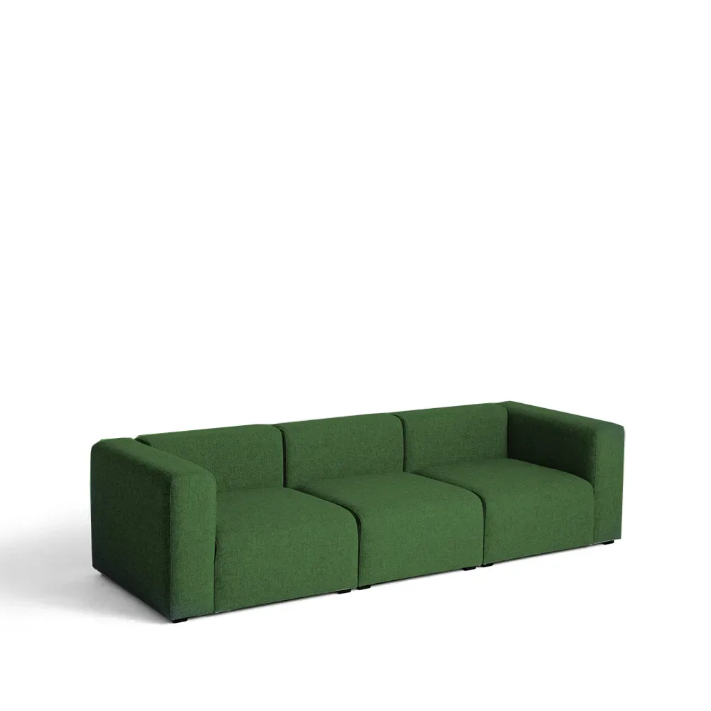 HAY Mags 3-sits soffa tyg Hallingdal 65 944 green