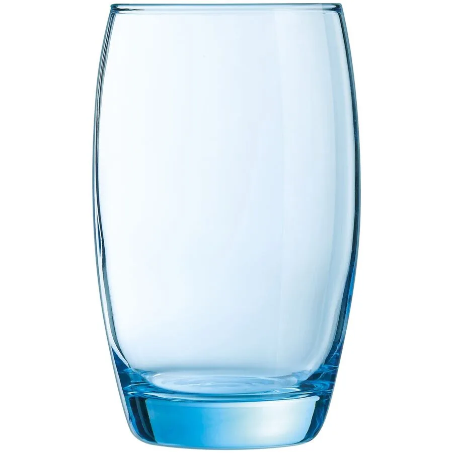 Arcoroc Trinkgläser-Set Salto Blau Glas 0.35 l