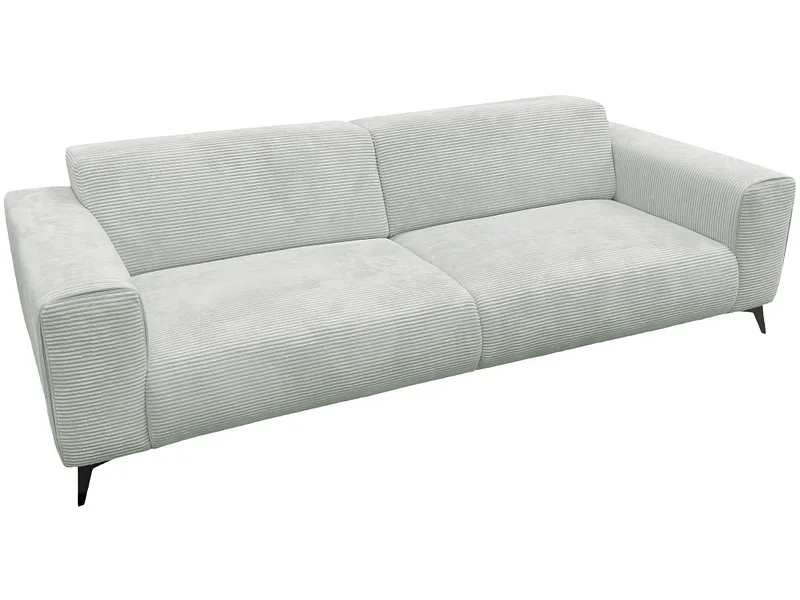 3er Sofa JULIA Stoff hellgrau