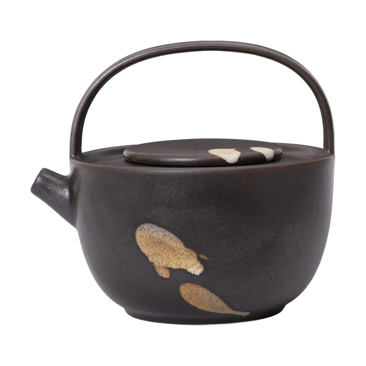 Ferm Living Koyo Teekanne 0,85 l Dark brown-buff