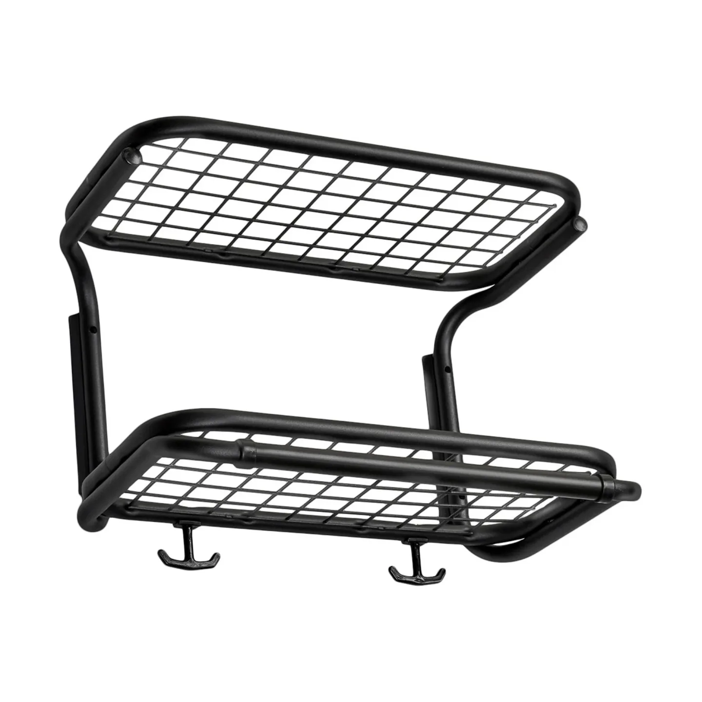 Essem Design Classic 650 Hutregal Schwarz/schwarz, 2-Ebenen, 40cm