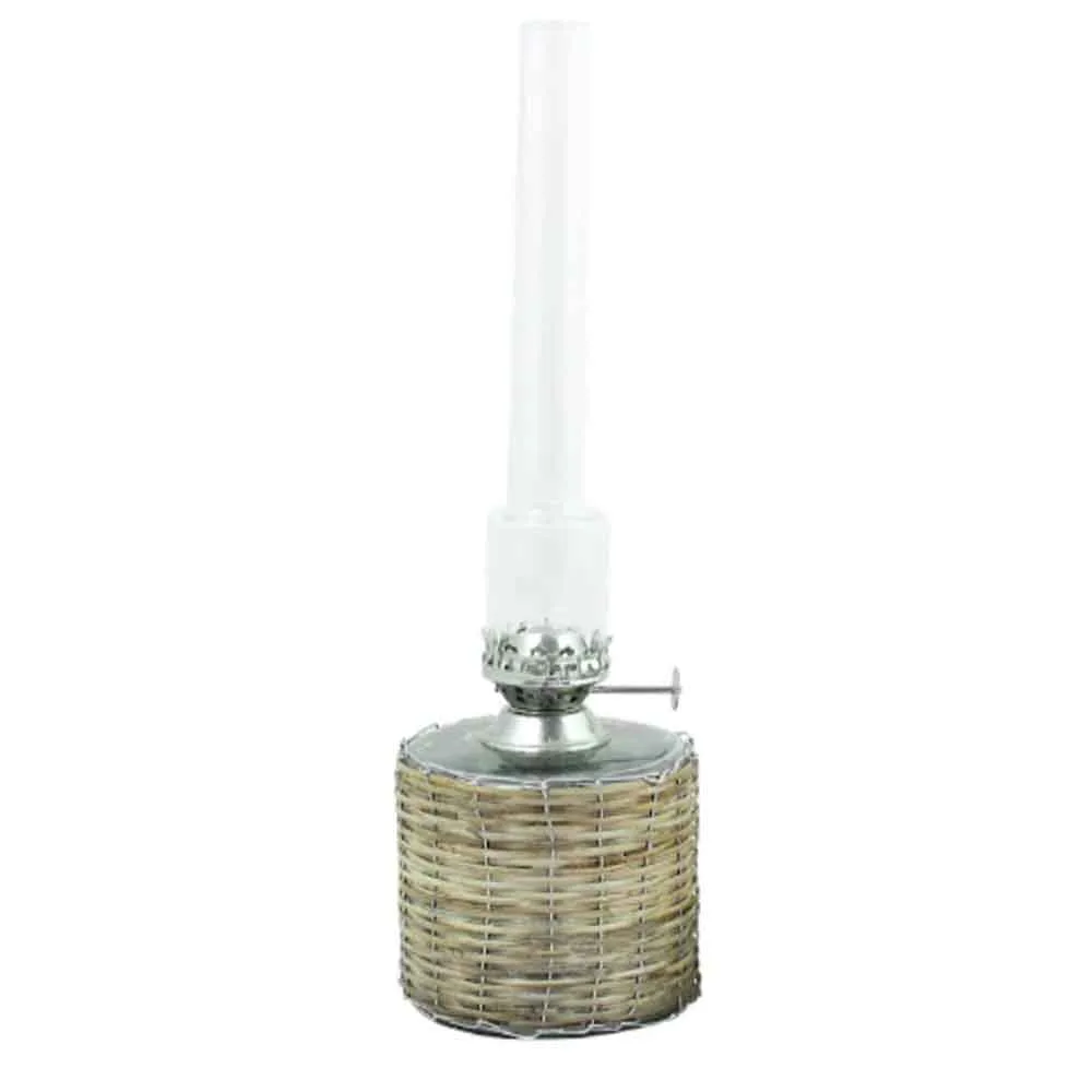 Fotogenlampa Rak Korg Nickel Stor Ø 10 x 33 cm